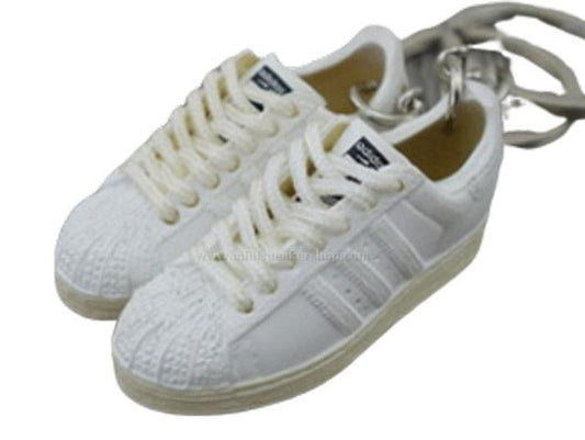 mini 3D sneaker keychains Superstar 35th Adicolor White - Sneakers Passion