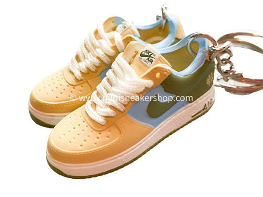 Mini 3D sneaker keychains Air Force 1 Love Ball - Sneakers Passion