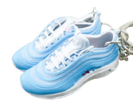 Mini 3D sneaker keychains AM 97 - Blue Teal - Sneakers Passion