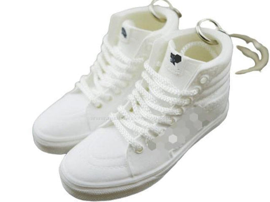 Mini 3D sneaker keychains VANS Skate Hi - Triple White - Sneakers Passion