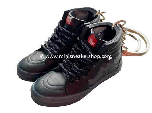 Mini 3D sneaker keychains VANS Skate HI Black - Sneakers Passion