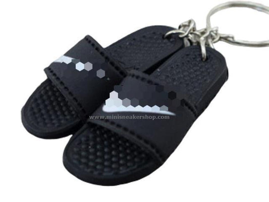 mini 3D sneaker keychains Flip Flops - Benassi Sandals - Sneakers Passion