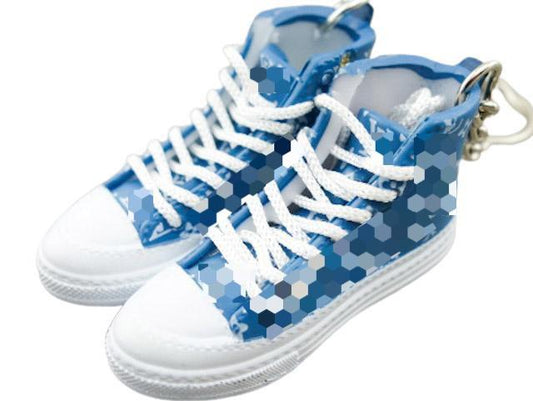 Mini sneaker keychain 3D LV - DENIM - Sneakers Passion