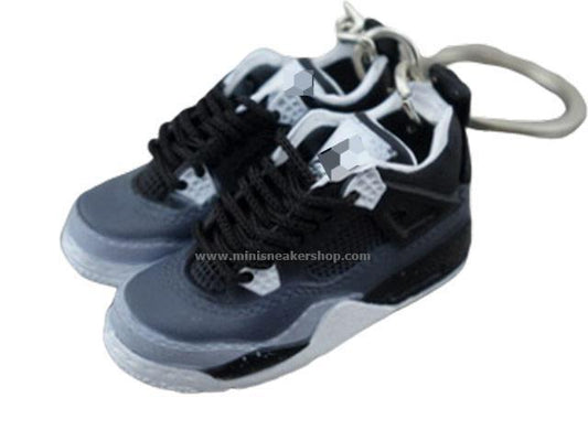 Mini Sneaker Keychains AJ 4  - Oreo - Sneakers Passion