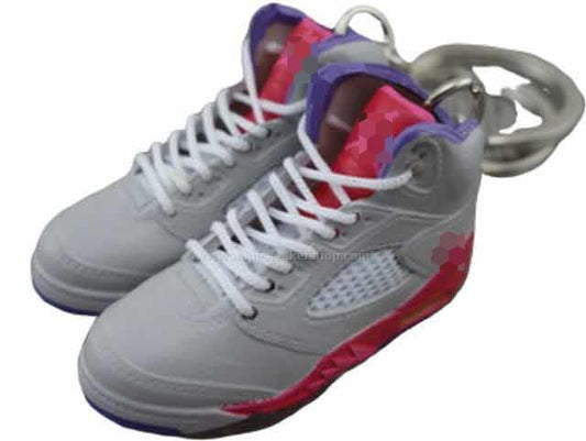 Mini Sneaker Keychains AJ 5- Bel Air - Sneakers Passion