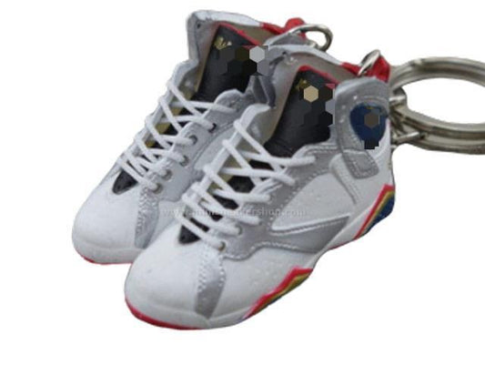 Mini Sneaker Keychains AJ 7 Barcelona - Sneakers Passion