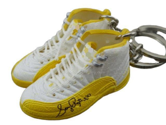 Mini 3D sneaker keychains AJ 12 The Glove - Sneakers Passion