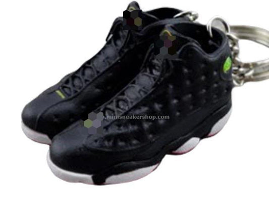 mini 3D sneaker keychains AJ 13 OG "Playoffs" (1998) - Sneakers Passion