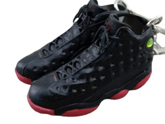 Mini 3D sneaker keychains AJ 13 Dirty BRED - Sneakers Passion