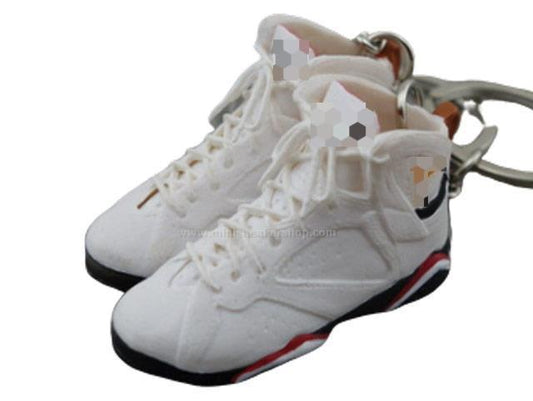 Mini Sneaker Keychains AJ 7 Cardinal - Sneakers Passion