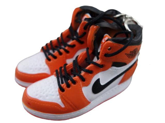 Mini sneaker keychain 3D Air Jordan 1 - Reverse Shattered Backboard HQ - Sneakers Passion