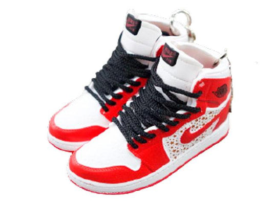 Mini sneaker keychain 3D AJ1  x SUP - Red - Sneakers Passion