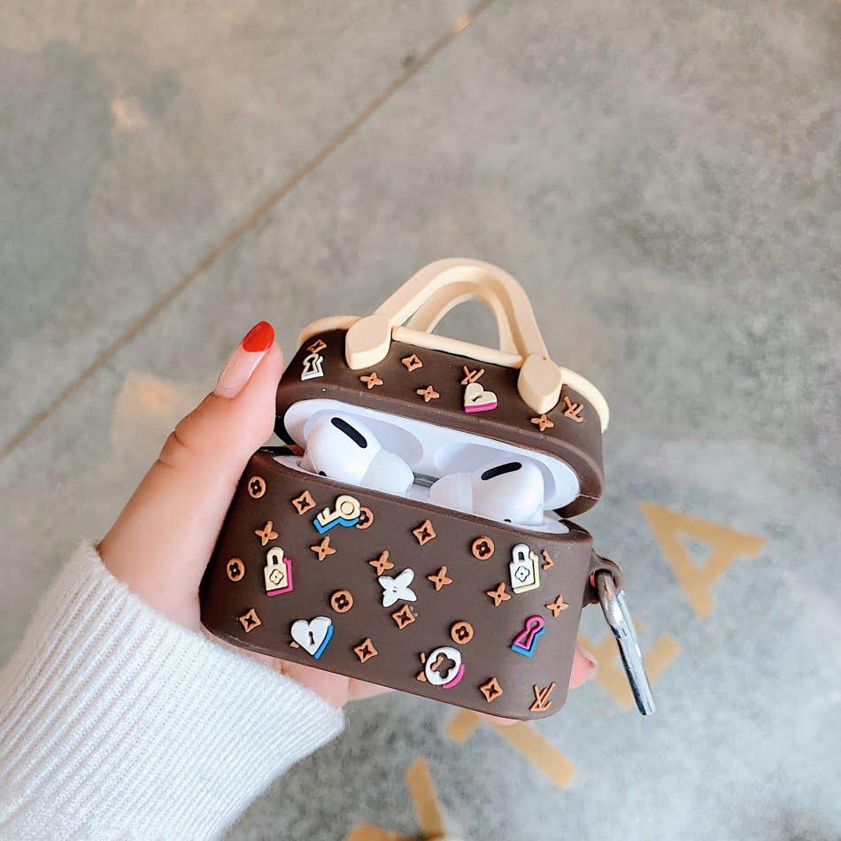 LV Dark Brown Case Cover for Apple AirPods - Sneakers Passion