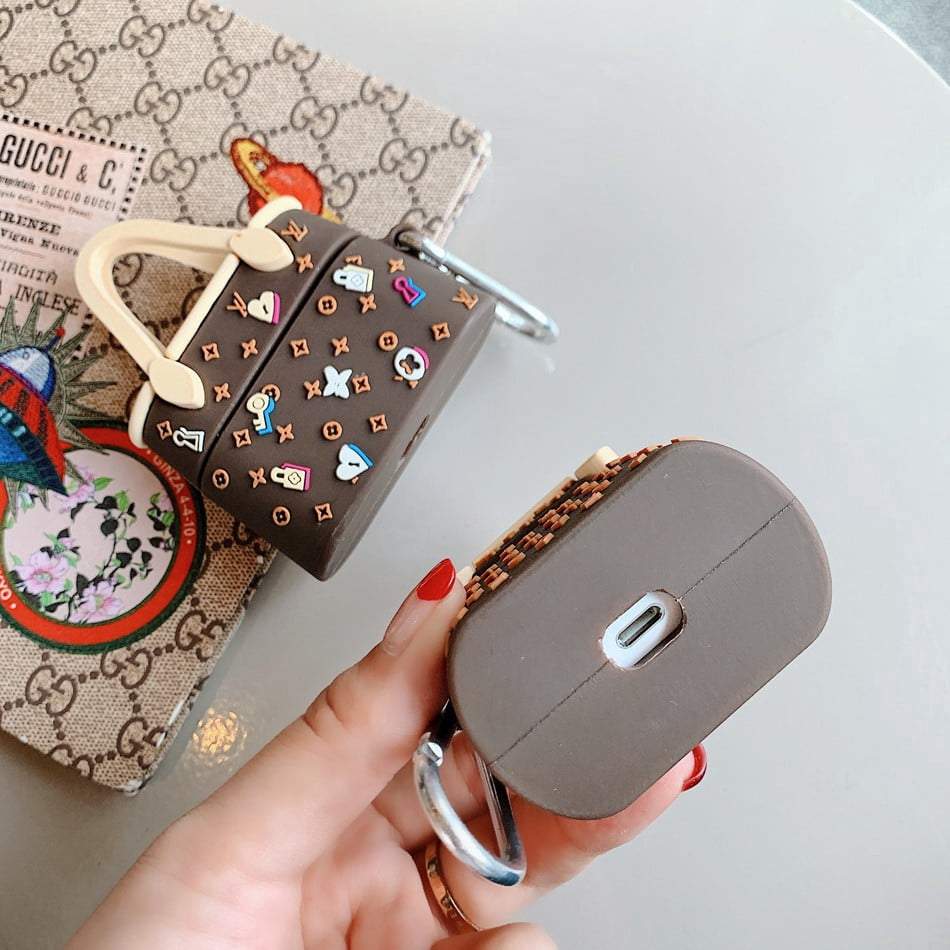LV Dark Brown Case Cover for Apple AirPods - Sneakers Passion