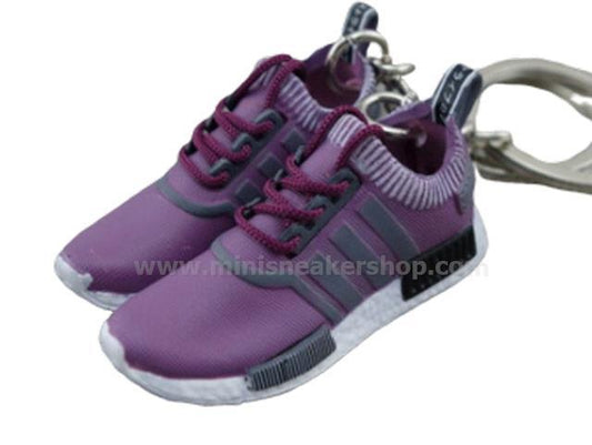 Mini Sneaker Keychains NMD runner - Purple - Sneakers Passion