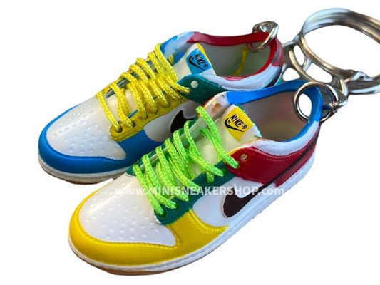 Mini sneaker keychain 3D Dunk - Multicolor - Sneakers Passion