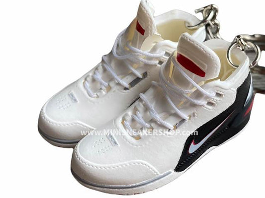 Mini sneaker keychain 3D Nike Kobe White Black Red - Sneakers Passion