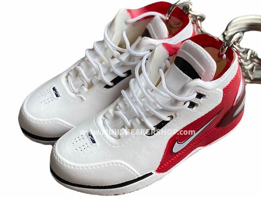 Mini sneaker keychain 3D Nike Kobe  Black Red White - Sneakers Passion