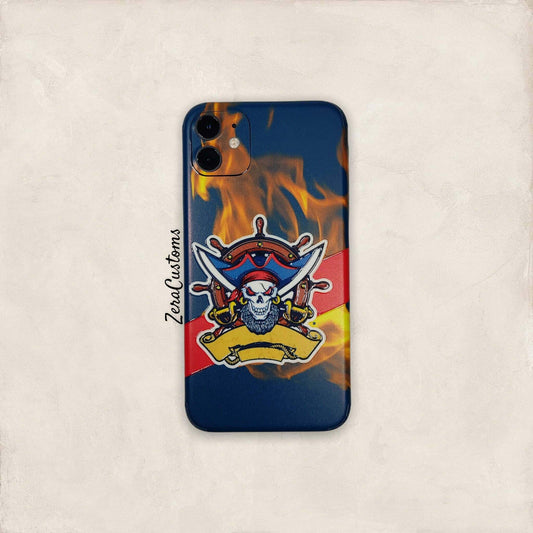Pirate Skull Mobile Skin and Wrap - All Brands & Models - Sneakers Passion