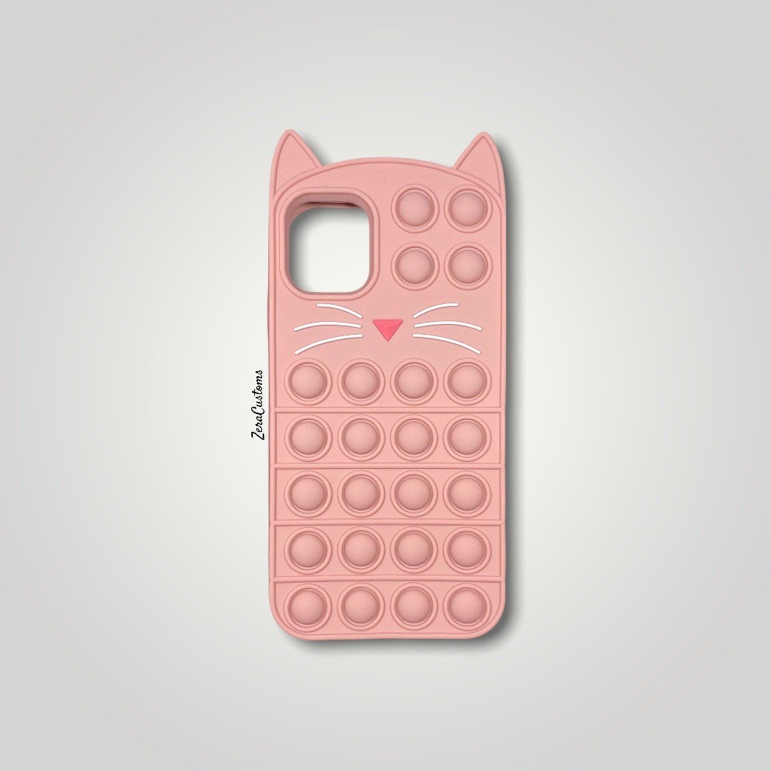 Push N Pop Kitty iPhone Case - Sneakers Passion