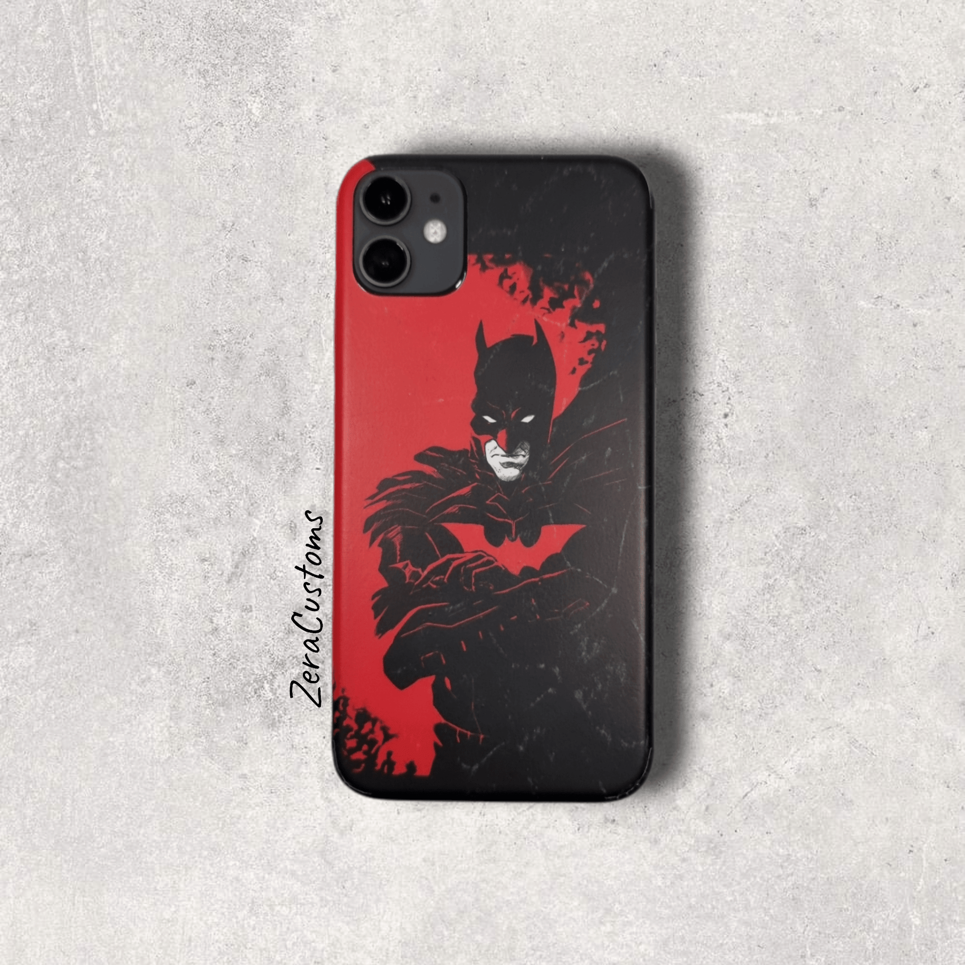 Red Batman Mobile Skin and Wrap - All Brands & Models - Sneakers Passion