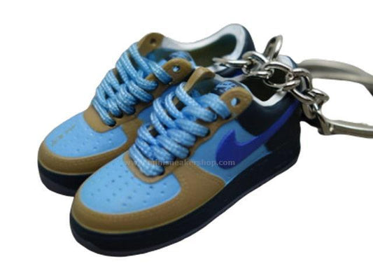 Mini Sneaker Nike Air Force - Blue Brown Purple - Sneakers Passion
