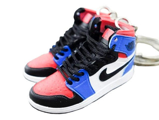 Mini sneaker keychain 3D Air Jordan 1 - retro Top 3 - Sneakers Passion