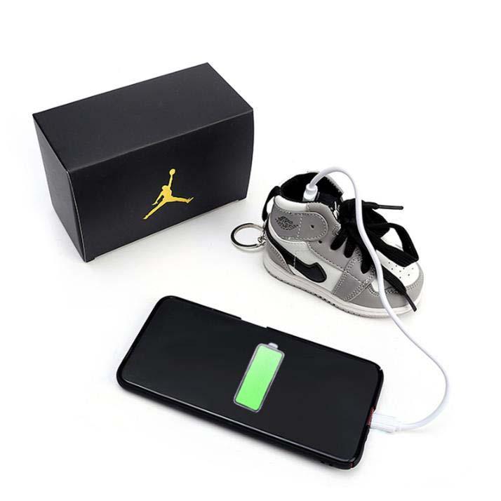 NEW Sneaker Power Bank - OFF-WHITE x AJ1 - Blue - Sneakers Passion
