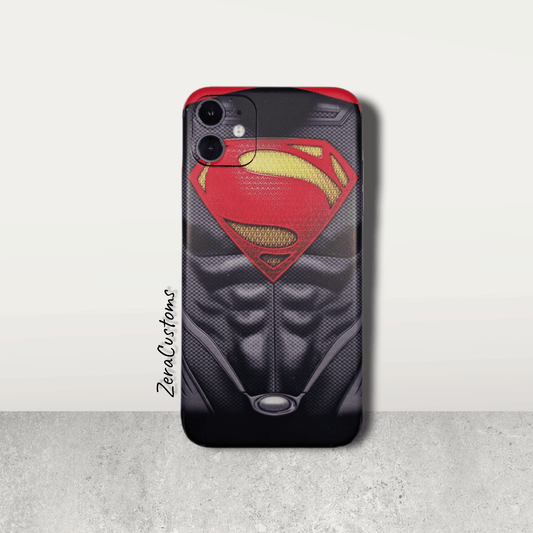 Super-Man Black Suit Mobile Skin and Wrap - All Brands & Models - Sneakers Passion