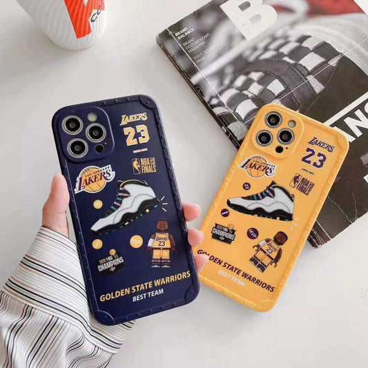 Lakers 23 iPhone Case - Blue - Sneakers Passion