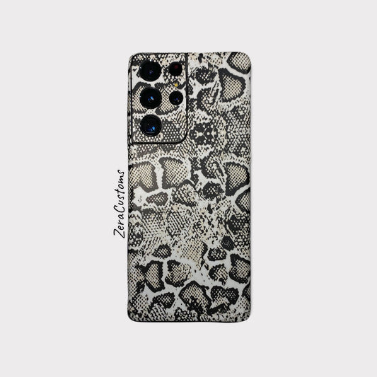 White Snake Mobile Skin and Wrap - All Brands & Models - Sneakers Passion