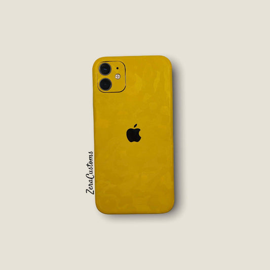 Yellow Camo Mobile Skin and Wrap - All Brands & Models - Sneakers Passion