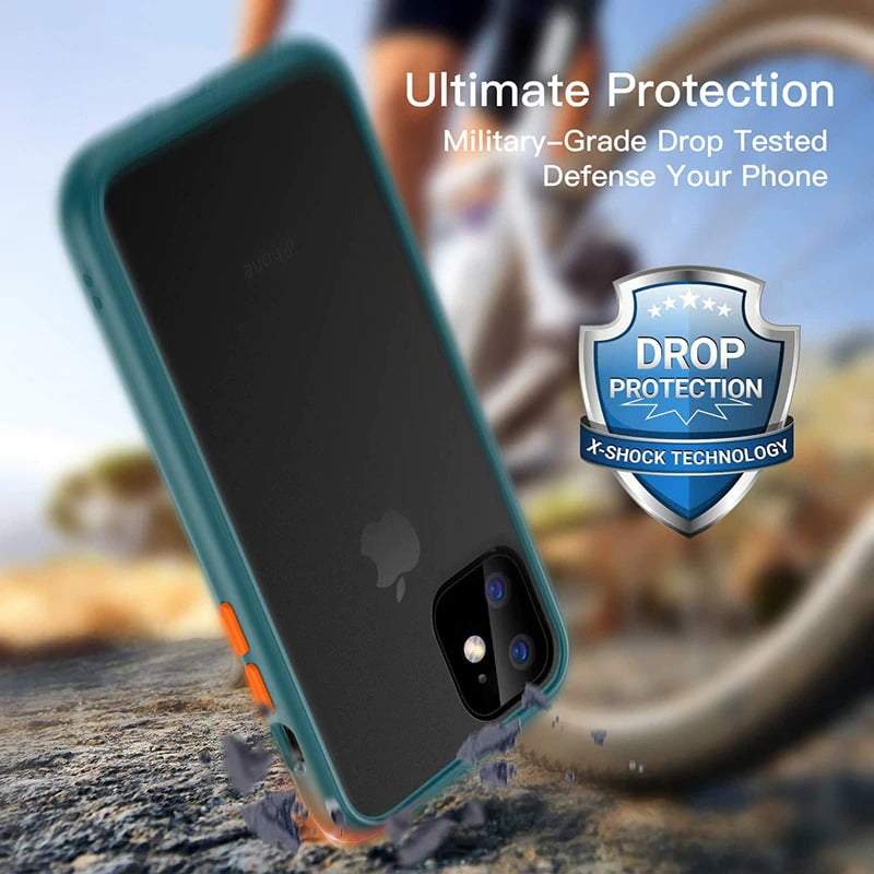 Transparent Matte Back Case Cover for iPhone - Sneakers Passion