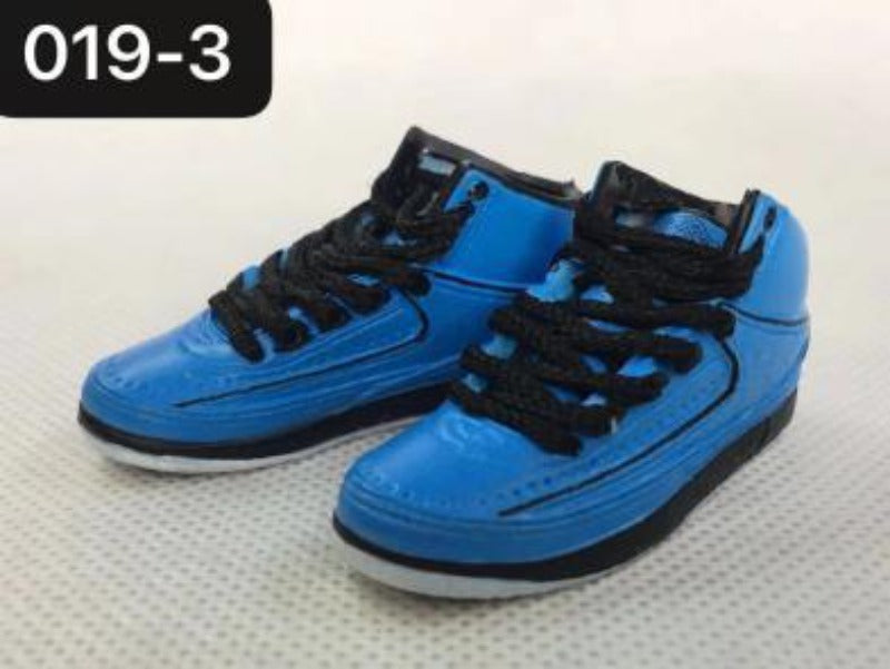 Mini Sneaker Keychains AJ2 - Blue and White - Sneakers Passion