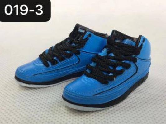 Mini Sneaker Keychains AJ2 - Blue and White - Sneakers Passion