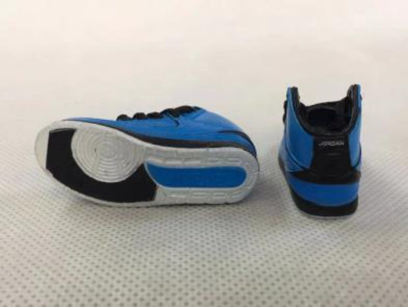 Mini Sneaker Keychains AJ2 - Blue and White - Sneakers Passion