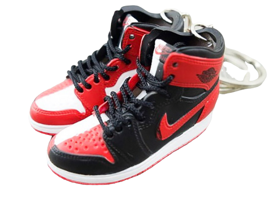 Mini sneaker keychain 3D Air Jordan 1 - Homage To Home - Sneakers Passion