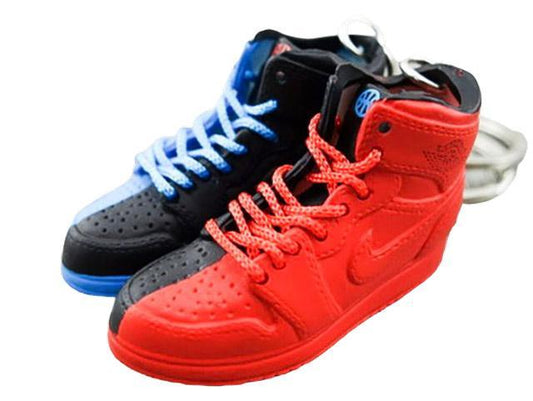 Mini sneaker keychain 3D Air Jordan 1 - Quai 54 Friends and Family HQ - Sneakers Passion