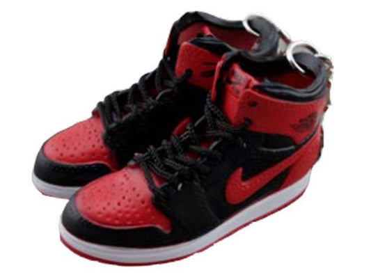 Mini sneaker keychain 3D  Air Jordan 1 Bred - Sneakers Passion