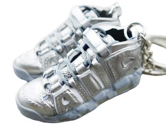 Mini 3D sneaker keychains Air Up Tempo  - SILVER - Sneakers Passion
